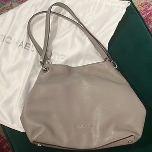 Michael Kors Large Satchel in Pebble Grey